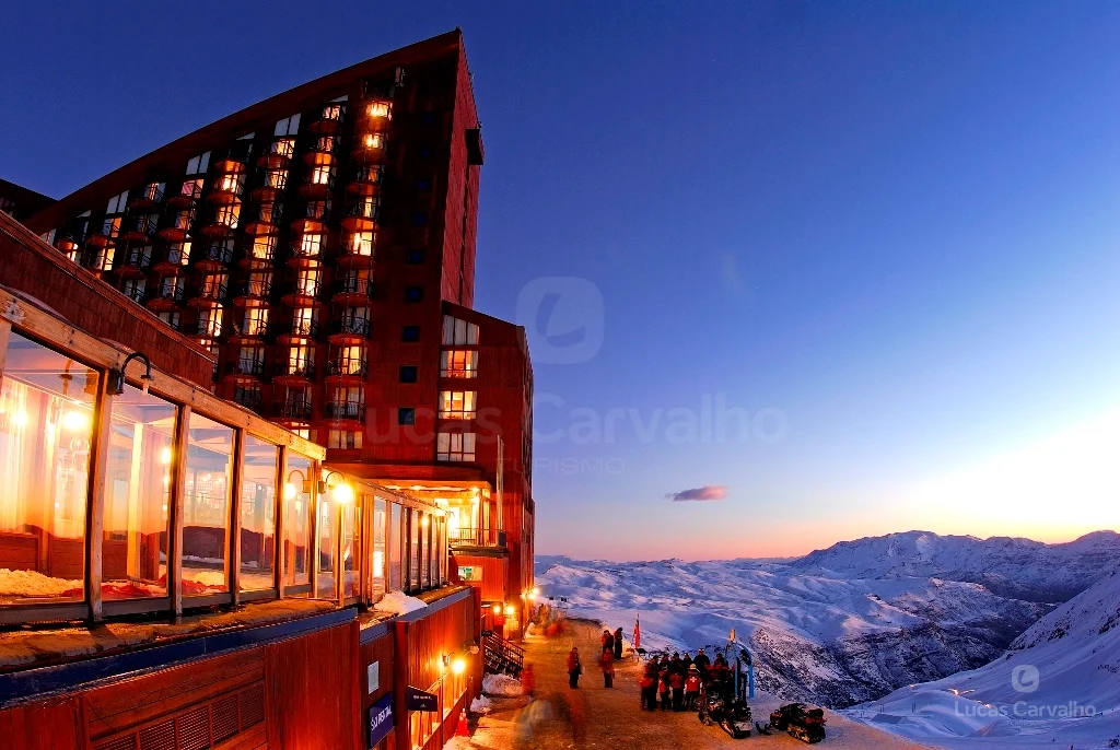 Sunset no Valle Nevado: pôr do sol nos Andes com piquenique