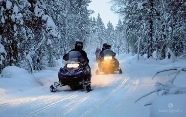 Park Austral em Ushuaia: Premier Pass de 2 dias com moto de neve e huskies foto 1
