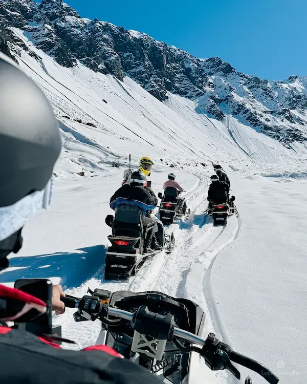Passeio de moto de neve no Chile: Cajón del Maipo saindo de Santiago foto 1