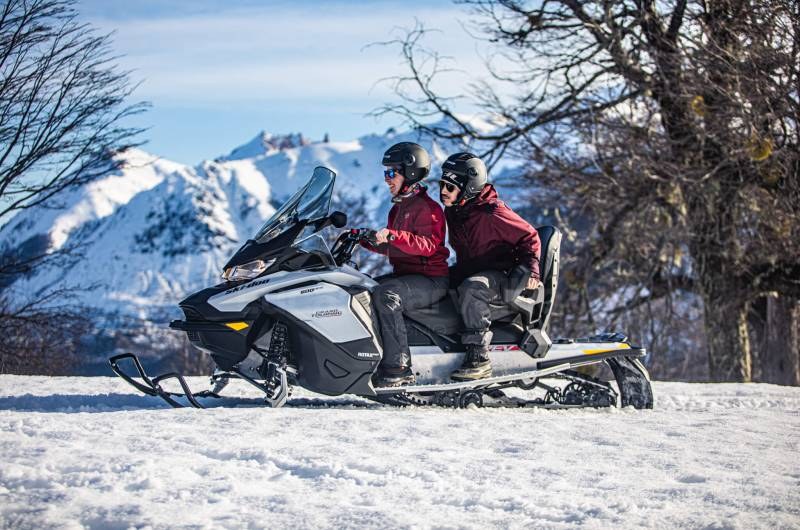 Passeio de moto de neve no Chile: Cajón del Maipo saindo de Santiago