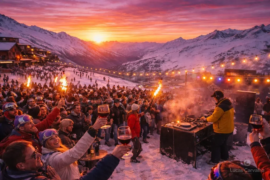 Sunset Infinitum Valle Nevado