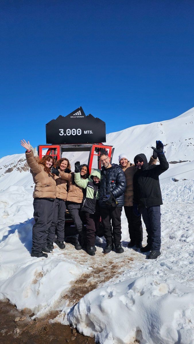 Grupo LC a 3.000 m na cordilheira